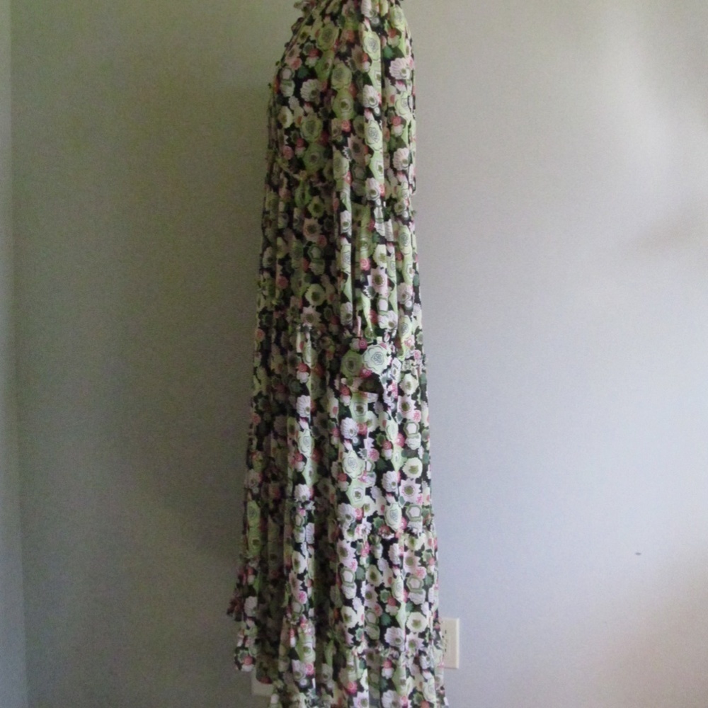 NWT CINQ À SEPT Lucille Floral Long Sleeve Maxi Dress Women's Size 10 - Picture 12 of 16